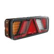 Lampa stop 450x138, 24V, LED, 6 functii, ceata, mers inapoi, cu triunghi, stanga, FT-700-066L Fristom
