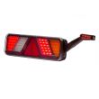 Lampa stop 450x138, 24V, LED, 6 functii, ceata, mers inapoi, cu triunghi si lampa gabarit, drepata, FT-700-146P Fristom