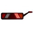 Lampa stop 450x138, 24V, LED, 6 functii, ceata, mers inapoi, cu triunghi si lampa gabarit, drepata, FT-700-146P Fristom