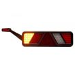Lampa stop 450x138, 24V, LED, 6 functii, ceata, mers inapoi, cu triunghi si lampa de gabarit, stanga, FT-700-146L Fristom