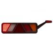 Lampa stop 450x138, 24V, LED, 6 functii, ceata, mers inapoi, cu triunghi si lampa gabarit, drepata, FT-700-146P Fristom