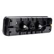 Lampa stop 450x138, 24V, LED, 6 functii, ceata, mers inapoi, cu triunghi, cu mufa, stanga, FT-700-066L AMP7 Fristom