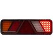 Lampa stop 450x138, 24V, LED, 6 functii, ceata, mers inapoi, cu triunghi, cu mufa, stanga, FT-700-066L AMP7 Fristom