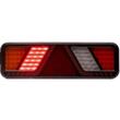 Lampa stop 450x138, 24V, LED, 6 functii, ceata, mers inapoi, cu triunghi, cu mufa, stanga, FT-700-066L AMP7 Fristom