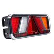 Lampa stop 450x138, 24V, LED, 6 functii, ceata, mers inapoi, cu triunghi, cu mufa, dreapta, FT-700-066P AMP7 Fristom