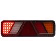 Lampa stop 450x138, 24V, LED, 6 functii, ceata, mers inapoi, cu triunghi, cu mufa, dreapta, FT-700-066P AMP7 Fristom