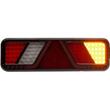Lampa stop 450x138, 24V, LED, 6 functii, ceata, mers inapoi, cu triunghi, cu mufa, dreapta, FT-700-066P AMP7 Fristom