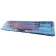 Lampa stop 460x125, LED, 12-24V, 5 functii, cu mers inapoi, ceata si semnalizare dinamica, carcasa metalica, DG004