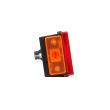 Lampa stop 465x130, 8 functii, cu numar, mufa, LED cu bec, hibrid, stanga, W26DzL 660Sz Was