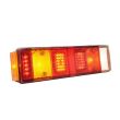 Lampa stop 465x130, 8 functii, cu numar, mufa, LED cu bec, hibrid, stanga, W26DzL 660Sz Was
