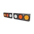 Set lampi stop 480x150, LED, rama plata, cu cablu, stanga/dreapta BK69099