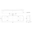 Lampa spate 516x130 7 functii, cu mufa laterala, stanga L2181 TruckLed