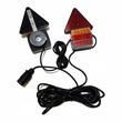 Kit lampi remorca 100x90, cu LED, numar, triunghi reflectorizant si magnet, cablu 7,5m, L1855 TruckLed