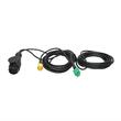 Kit lampi remorca 240x130, 12V, 7 functii, cu triunghi, mers inapoi, ceata si iluminare numar, cablu cu 2 mufe 6pin si stecher 13pin, MT77