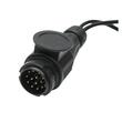 Kit lampi remorca 240x130, 12V, 7 functii, cu triunghi, mers inapoi, ceata si iluminare numar, cablu cu 2 mufe 6pin si stecher 13pin, MT77