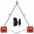 Kit lampi remorca 99x93, cu Ft-122LED si magnet, 2 cabluri 7m, fisa 7 pini, RLZ05-04 Fristom