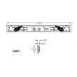 Kit lampi remorca, cu bara, LED, semnalizare dinamica L1951-Z TruckLed