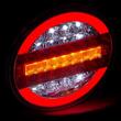 Lampa stop fi140, 4 functii, stanga-dreapta, LED, 12-24V, semnalizare dinamica, 02372 Amio