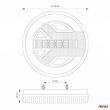 Lampa stop fi140, 3 functii, LED neon, 12-24V, stanga, dreapta 02371 Amio