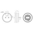 Lampa spate fi140, 3 functii, hamburger, fire, LED neon, FT-110 Fristom