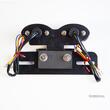 Lampa stop moto, ochi de pisica, LED, 4 functii, 12V, 015104B