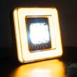 Proiector 114x114, LED, 9-36V, 45W, 8000lm, 4 functii, cu semnalizare si pozitie NEON, faza scurta, faza lunga, spot, 04198 Amio