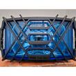 Proiector 220x123, faza lunga, cu pozitie, carcasa cromata, culoare albastra, cu grilaj 5HP.40486 Wesem  