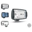 Proiector 220x123, faza lunga, cu pozitie, carcasa cromata, culoare albastra, cu grilaj 5HP.40486 Wesem  