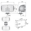 Proiector ceata, 220x123, cu pozitie, 5HP Wesem 22386 