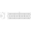 Proiector LED BAR 302x65, 80 LED-uri, combo, 120W, 5200lm, LB0089 TruckLed