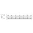 Proiector LED BAR 440x78, 120 LED-uri, combo, 180W, 7800lm, 02541 Amio