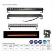 Proiector LED BAR 2in1, 545x75, 45 LED-uri, faza lunga si functie stroboscopica, 12-24V, 80W, 4800lm, BEZEL-LESS, L3434 TruckLed