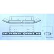 Proiector LED BAR, 590x38, cu suport metalic, combo, 60W, 12-24V, HG-116