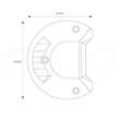 Proiector LED bar 720x74, bara LED COMBO, 600W, 60000lm, Awl30 02544 Amio