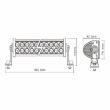 Proiector LED BAR, 864x86, combo, 60 LED-uri, 180W, LB0028 