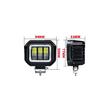 Proiector faza lunga, 94x90, LED, 3 functii, stroboscopic, pozitie alba, cu DRL Angel Eyes, 12-24V, 30W, 1500lm, spot dunga, ZC-4SQ