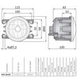 Proiector Ceată FI90 HO5.46100 Wesem – Compatibil cu Dacia, Citroën, Fiat, Ford, Nissan, Opel, Peugeot, Jaguar, Mazda, Mitsubishi, Porsche, Subaru, Renault, Suzuki
