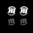 Set 2 proiectoare ceata cu DRL (Angel Eyes) 3 functii, fi90mm, Dacia, Renault, Jeep, Dodge, Chrysler, BK69122