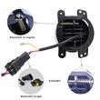 Set 2 proiectoare ceata cu DRL (Angel Eyes) 3 functii, fi90mm, Dacia, Renault, Jeep, Dodge, Chrysler, BK69122