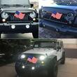 Set 2 proiectoare ceata cu DRL (Angel Eyes) 3 functii, fi90mm, Dacia, Renault, Jeep, Dodge, Chrysler, BK69122