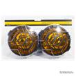Set Proiectoare fi160, faza lunga, cu grila, sticla galbena HO1.06916 Wesem 