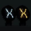 Proiector fi172, LED, 9-36V, 50W, 5500lm, cu faza lunga, faza scurta, pozitie alba DRL NEON, semnalizare, X Type, 03698 Amio 