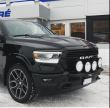 Proiector faza lunga fi180, cu LED, cu pozitie si aparatoare, sticla striata, LC25, Black Edition, FERVOR 180 LUM2. 51210 Wesem
