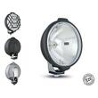 Proiector fi183, mare, carcasa cromata, cu grilaj, stical albastra HO2 40060C Wesem