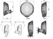 Proiector faza lunga fi220, cu LED, cu pozitie si aparatoare, Black Edition, FERVOR 220 LUM1.50806 Wesem, 2400lm, 27w, 12-24v, camioane, tir, offroad, 4x4