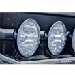Proiector faza lunga fi180, cu LED, cu pozitie si aparatoare, sticla striata, LC25, Black Edition, FERVOR 180 LUM2. 51210 Wesem