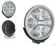 Proiector faza lunga fi220, cu LED, cu pozitie si aparatoare,  LC25, striat, Silver Edition, FERVOR 220 LUM1. 50850 Wesem, 2400lm, 27w, 12-24v, camioane, tir, offroad, 4x4