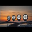 Proiector faza lunga fi220, cu LED, cu pozitie si aparatoare,  LC25, striat, Silver Edition, FERVOR 220 LUM1. 50850 Wesem, 2400lm, 27w, 12-24v, camioane, tir, offroad, 4x4
