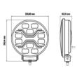 Proiector rotund fi220, faza lunga cu pozitie DRL si stroboscopica, Led, X Spider, L3440