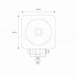 Proiector lucru 50x50, LED, 9-36V / 10W, 1000lm, AWL18 02432 Amio